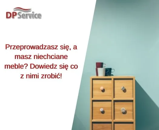 co z meblami podczas przeprowadzki